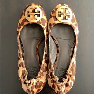 Tory Burch leopard print flats